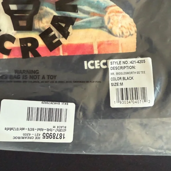 Billionaire Boys Club/Ice Cream Mr. Bigglesworth Short Sleeve Tee - Picture 4 of 5